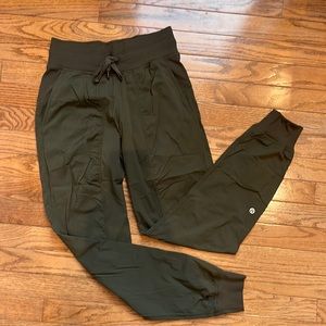 Olive Green Dance Studio Joggers